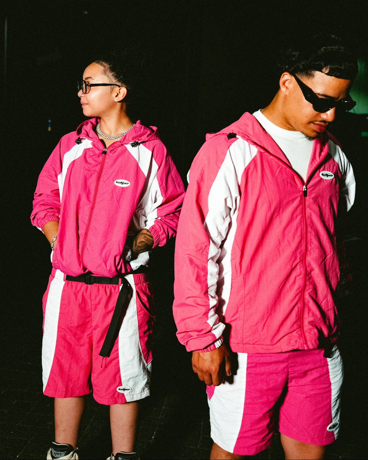 Grind4more Tracksuit Pinky, Baggy Hip-Hop Cargo Shorts, for Men and Women