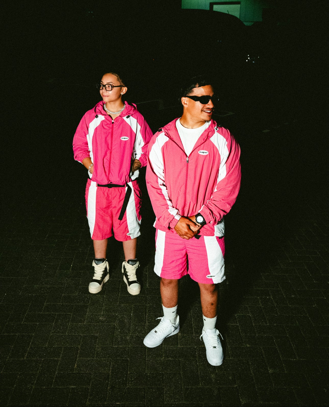 Grind4more Tracksuit Pinky, Baggy Hip-Hop Cargo Shorts, for Men and Women