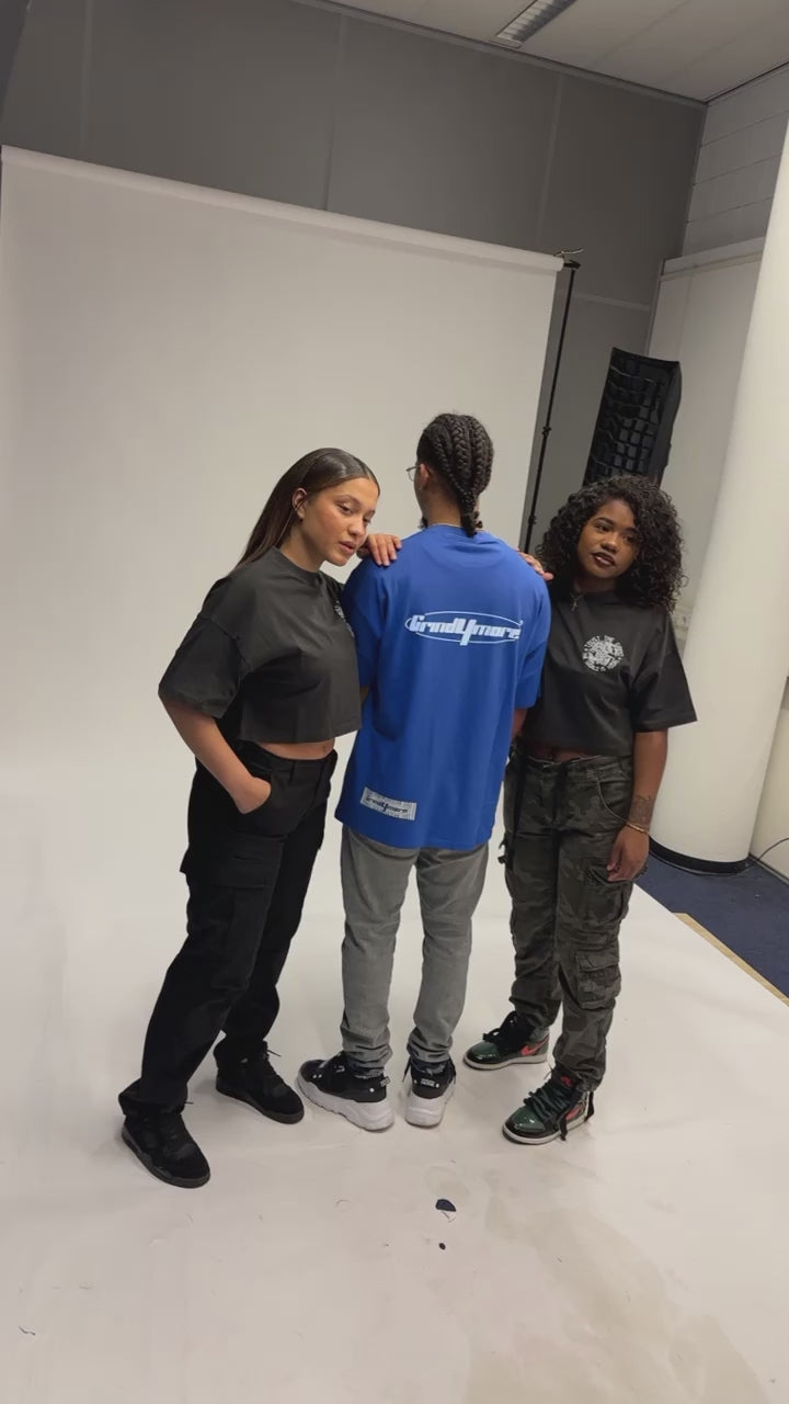 Cobat Blue oversized tee Grind4more