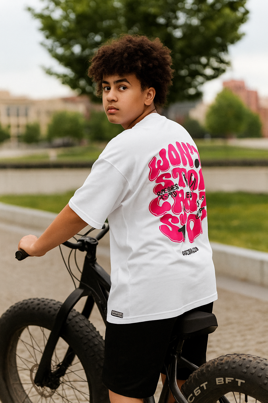 Won’t stop can’t stop oversized Boxy T-shirt