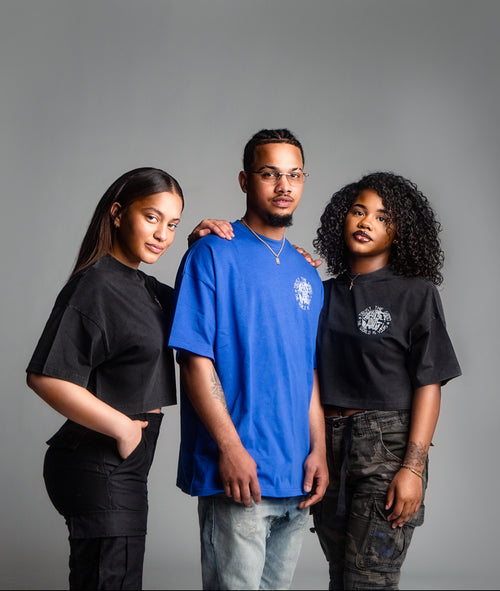 Cobat Blue oversized tee Grind4more