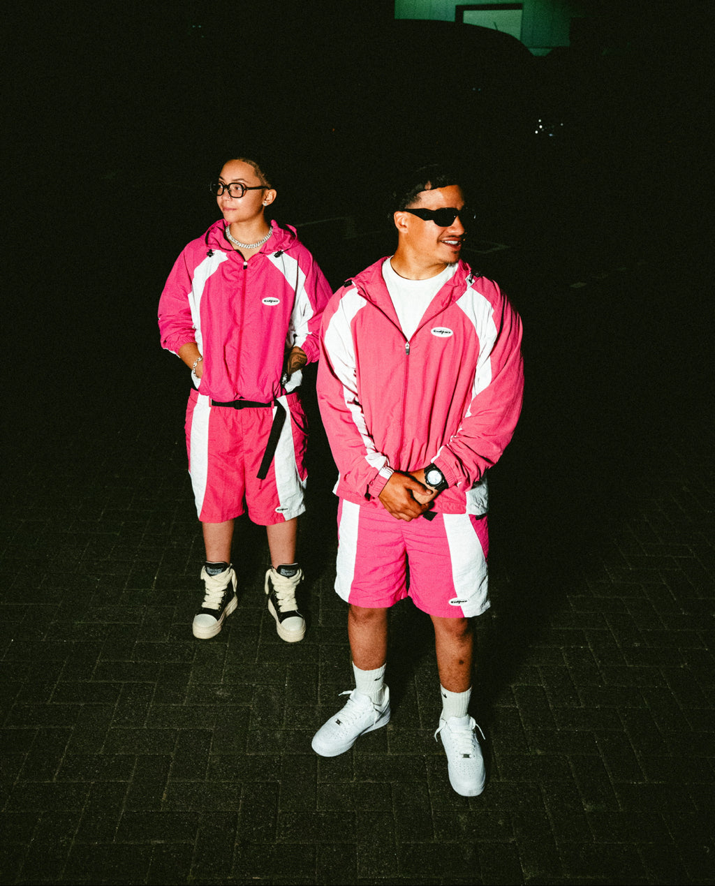 Grind4more Tracksuit Pinky, Baggy Hip-Hop Cargo Shorts, for Men and Women