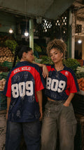 Dominican Republic Futbol Jersey +809 - DEL KILO