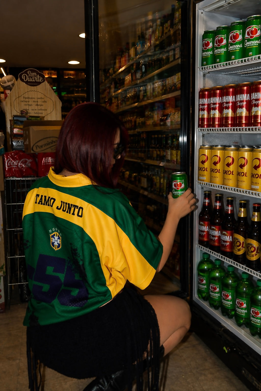 Brazil Futbal shirts- 55 TAMO JUNTO
