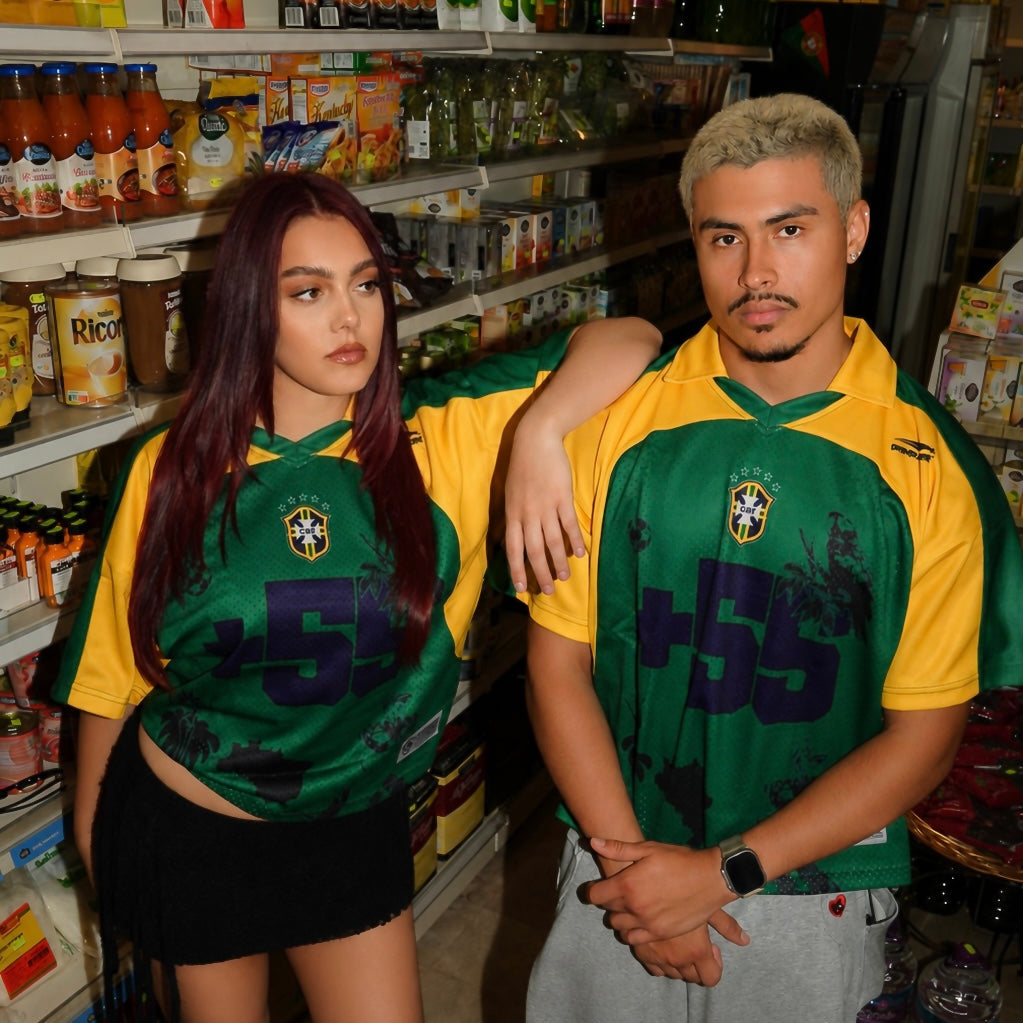 Brazil Futbal shirts- 55 TAMO JUNTO
